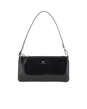 Courreges "Zipped Naplack Pouch" - Bianco
