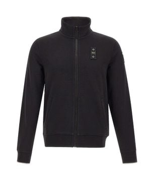 Blauer Felpa "City New" - Blu
