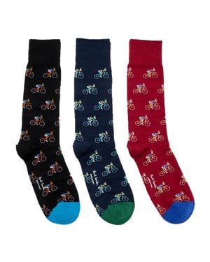 Paul Smith Set 3 Pack "Sock Prabb" - Rosso