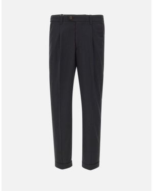 Devore Pantaloni - Blu