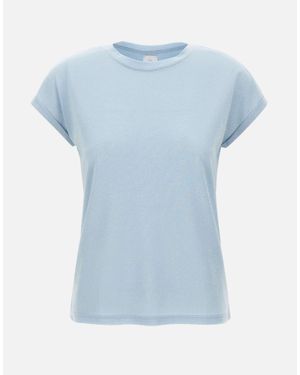Eleventy T-Shirt Con Finitura Metallizzata - Blu