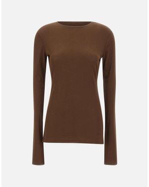 Entire studios "Sheer Long Sleeve" - Marrone