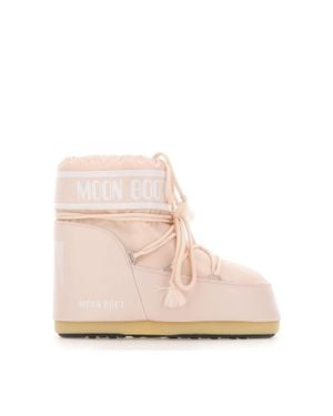 Moon Boot Stivali "Icon Low Nylon" - Rosa