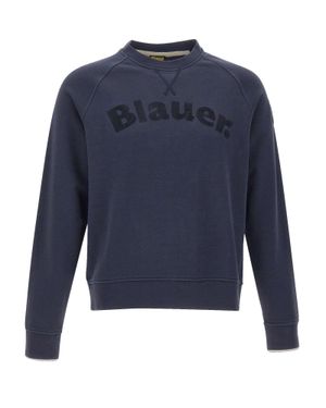 Blauer Felpa "Camp" - Blu