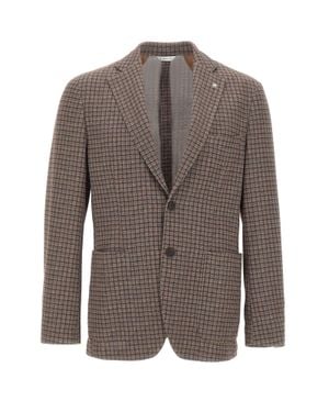 Manuel Ritz Blazer Monopetto - Marrone