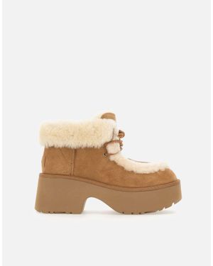UGG Stivali "Classic Esmee Lace Up" - Neutro