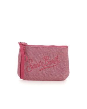 MC2 Saint Barth Pochette "Aline Mini Lurex" - Rosa