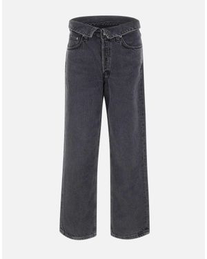 Agolde Jeans "Echo Taper Flip Waistband" - Blu