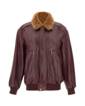 Rabanne Giacca Bomber - Viola