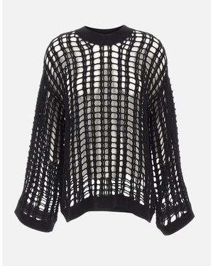 a. roege hove Maglia "Spider Knit" - Nero