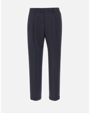Devore Pantaloni - Blu