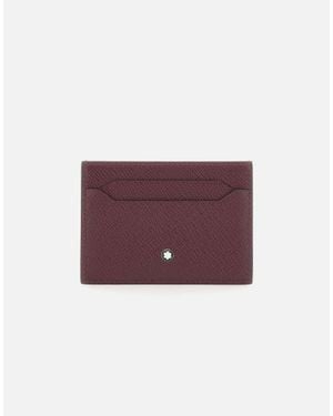 Montblanc Portacarte Sartorial Cassis" - Viola