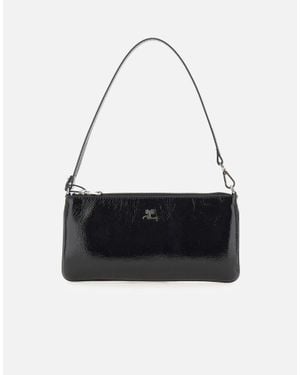 Courreges "Zipped Naplack Pouch" - Bianco