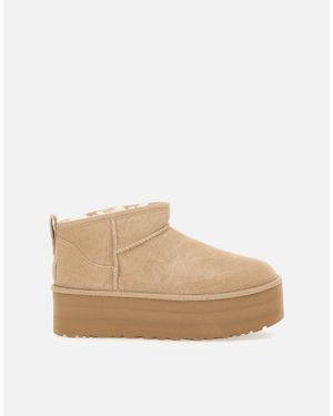 UGG "Classic Ultra Mini Platform" - Neutro