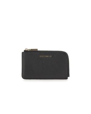 Coccinelle Portacarte "Metallic Soft" - Nero