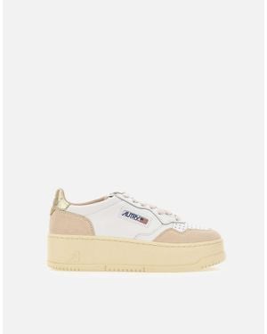 Autry Sneakers "Platform Low" - Neutro