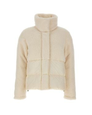 Colmar Piumino Con Inserto Teddy - Bianco