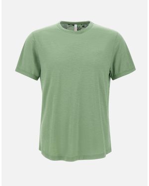 Sun 68 "Round Bottom T-Shirt" - Verde