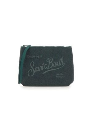 MC2 Saint Barth Pochette "Aline Felt" - Verde