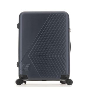 K-Way Valigia "Eudoxieur Logo" - Blu