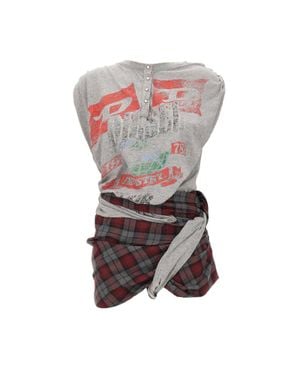 DIESEL Jumpsuit "J-Voxa-Check" - Multicolore