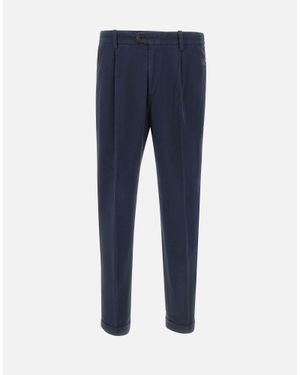 Devore Pantalone - Blu