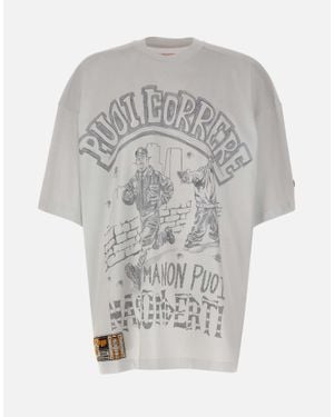 PDF T-Shirt "The Boy Pig" - Grigio