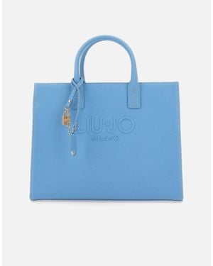 Liu Jo Borsa A Mano Con Charm - Blu