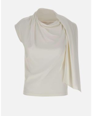 THE GARMENT Blusa Con Sciarpa - Grigio