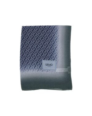 Liu Jo Stola Con Monogram All-Over - Blu