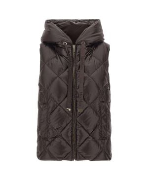 Max Mara Gilet Imbottito - Marrone