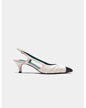 Florrie London Maude Slingback 50 - White