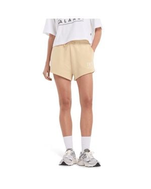 New Balance Fleece Mujer Pantalones Cortos - Neutro