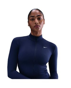 Nike One Fitted Dri-Fit Track Top Track Tops - Blue
