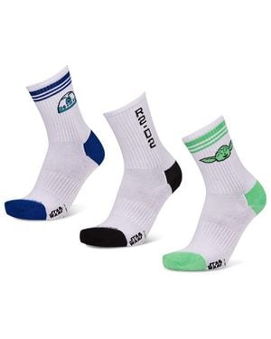 Happy Socks Crew 3 Pack Calcetines - Rosa