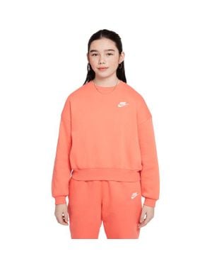 Nike Club Kid's Sweatshirts - Orange
