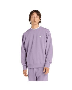 New Balance Terry Sweatshirts - Purple