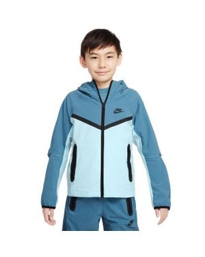 Nike Tech Woven Hoodies - Blue