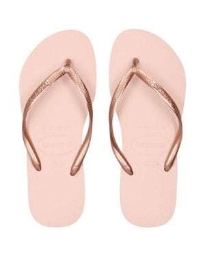 Havaianas Slim Flip-Flops And Sandals - Natural