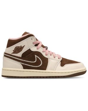 Nike Aj1 Mid Trainers - Brown