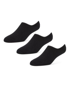 Foot Locker 3 Pack Active Dry Invisible Socks - Black