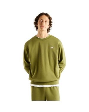 New Balance Terry Sweatshirts - Green