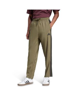 adidas Essentials 3-Stripes Joggers Open Hem Broeken - Groen