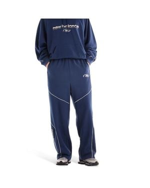 New Balance Terry Trousers - Blue