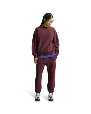 Nike Fleece Mujer Pantalones - Rojo
