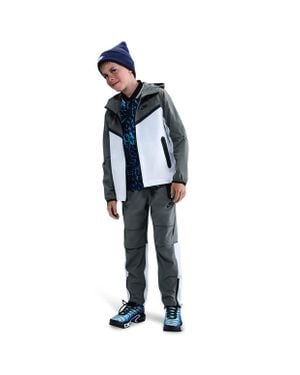 Nike Tech Woven Hoodies - Blue