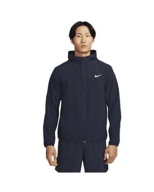 Nike Form Dri-Fit Hooded Versatile Jacket Hombre Chaquetas - Azul
