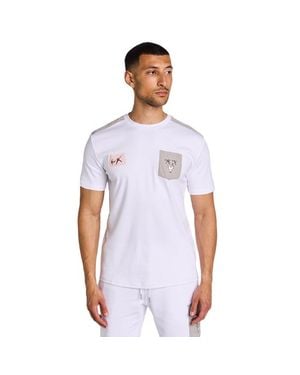Vrunk Cristal Hombre Camisetas - Blanco