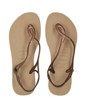 Havaianas Luna Flip-Flops And Sandals - Natural