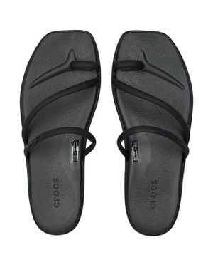 Crocs™ Miami Mujer Sandalias Y Flip-Flops - Negro
